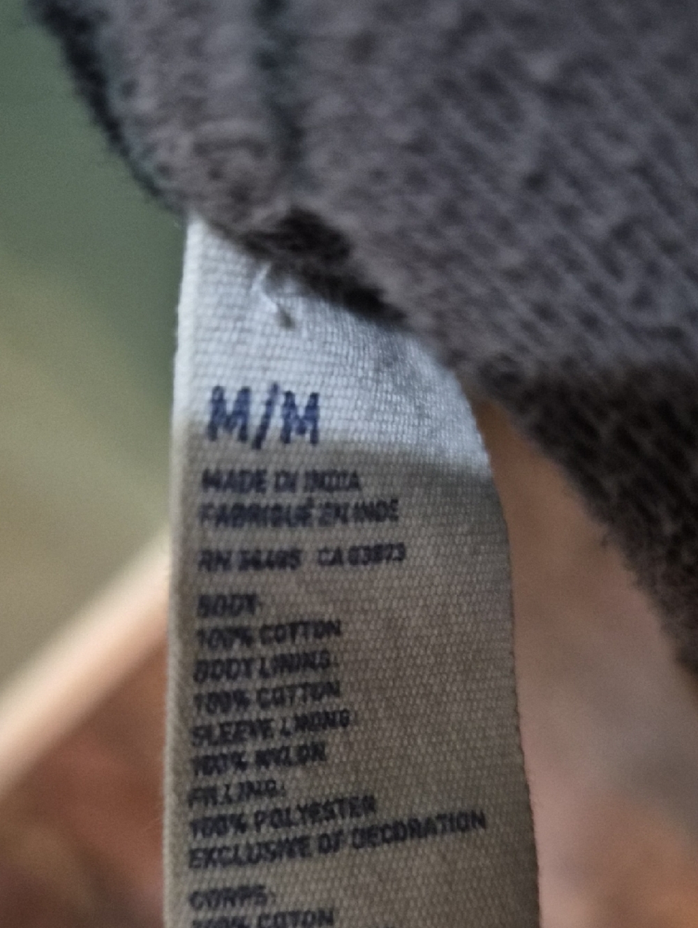 American Eagle Outfitters Tan Men's Field Jacket with Plaid Lining - Picture 3 of 7